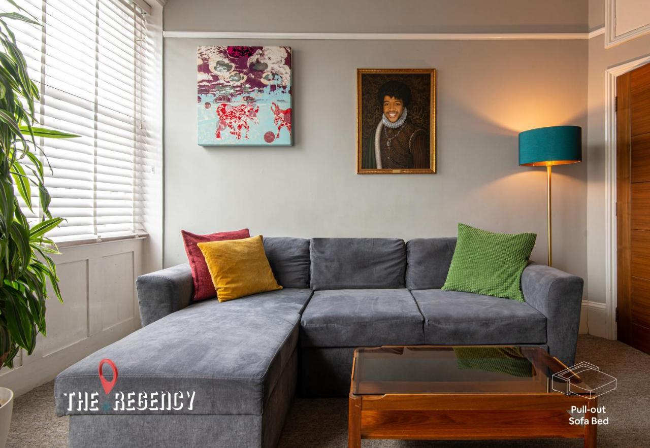 The Regency Central Modern Apartment 브라이턴 외부 사진